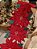 CAMINHO DE MESA BORDADO POINSETIA VERMELHA 1,80CM - PRÉ VENDA 2026 - Imagem 1