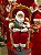 PAPAI NOEL SENTADO NA POLTRONA COM SOM E MOVIMENTO 45CM - PRÉ VENDA 2026 - Imagem 2