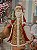 PAPAI NOEL VERMELHO E BEGE EM RESINA 31CM - PRÉ VENDA 2026 - Imagem 5