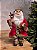 PAPAI NOEL EM PÉ TRADICIONAL VERMELHO 40CM - Imagem 1
