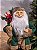 PAPAI NOEL EM PÉ TRADICIONAL VERDE 45CM - Imagem 2