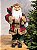 PAPAI NOEL EM PÉ TRADICIONAL VERMELHO E VERDE 60CM - Imagem 1