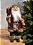 PAPAI NOEL EM PÉ TRADICIONAL VERMELHO E VERDE 45CM - Imagem 1