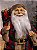 PAPAI NOEL EM PÉ TRADICIONAL VERMELHO E VERDE 45CM - Imagem 2