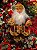 PAPAI NOEL EM PÉ TRADICIONAL VERMELHO E VERDE 45CM - PRÉ VENDA 2026 - Imagem 1
