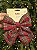 LAÇO XADREZ VERMELHO E VERDE 16CM - Imagem 1