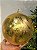 BOLA DECORADA CRAQUELADA DOURADA 20CM - Imagem 7
