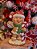 GINGERBREAD COM CANDY 16CM - PRÉ VENDA 2026 - Imagem 1