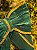 LAÇO VELUDO VERDE JADE PASSAMA OURO GG - Imagem 5