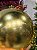 BOLA TRADICIONAL DOURADA BRILHANTE 20CM - Imagem 5
