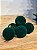 BOLA VELUDO VERDE LINHAS 8CM COM 6 UNIDADES - Imagem 3