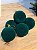 BOLA VELUDO VERDE LINHAS 8CM COM 6 UNIDADES - Imagem 1