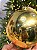 BOLA TRADICIONAL DOURADA BRILHANTE 15CM - Imagem 3