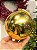BOLA TRADICIONAL DOURADA BRILHANTE 15CM - Imagem 2