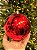 BOLA TRADICIONAL VERMELHA BRILHANTE 15CM - Imagem 2