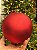 BOLA TRADICIONAL VERMELHA FOSCA 15CM - Imagem 2
