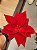 FLOR POINSETIA VERMELHA VELUDO TRADICIONAL 30CM - PRÉ VENDA 2026 - Imagem 2