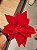 FLOR POINSETIA VERMELHA VELUDO TRADICIONAL 30CM - PRÉ VENDA 2026 - Imagem 3