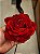 FLOR ROSA VERMELHA VELUDO 40CM - PRÉ VENDA 2026 - Imagem 3