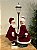 PAPAI NOEL E MAMÃE NOEL MUSICAL COM LED 48CM - Imagem 1