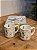 DUPLA DE CANECA QUEBRA NOZES COM COLHER 280ML 9CM COM CAIXA DE PRESENTE - Imagem 1