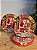 DUPLA DE PRATO 25CM DECORADO PAPAI NOEL COM CAIXA DE PRESENTE - Imagem 3
