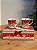 DUPLA DE CANECAS DECORADA GINGERBREAD COM COLHERES 280ML COM CAIXA DE PRESENTE - Imagem 1