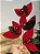 GALHO FOLHA VELUDO VERMELHO E VERDE COM BOLAS 60CM - PRÉ VENDA 2026 - Imagem 4