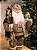 PAPAI NOEL RÚSTICO MARROM E VERDE 45CM - Imagem 3