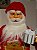 PAPAI NOEL SENTADO COM SUETER DE GINGERBREAD 60CM - Imagem 2