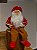 PAPAI NOEL SENTADO COM SUETER DE GINGERBREAD 45CM - Imagem 4