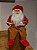 PAPAI NOEL SENTADO COM SUETER DE GINGERBREAD 45CM - Imagem 1