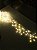 PISCA CASCATA 400 LEDS WARM 5 METROS COM STROBO WARM USO INTERNO E EXTERNO BIVOLT - Imagem 1