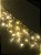 PISCA CASCATA 400 LEDS WARM 5 METROS COM STROBO WARM USO INTERNO E EXTERNO BIVOLT - Imagem 2