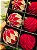 KIT BOLAS VELUDO DECORADA VERMELHA 8CM COM 9 UNIDADES - Imagem 2