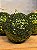 BOLA TRABALHADA VERDE 10CM COM 3 UNIDADES - Imagem 3