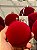 BOLA VELUDO VERMELHA 10CM COM 3 UNIDADES - PRÉ VENDA 2026 - Imagem 1