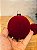 BOLA VELUDO VERMELHA 8CM COM 3 UNIDADES - Imagem 2
