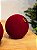 BOLA VELUDO VERMELHA 8CM COM 3 UNIDADES - Imagem 4