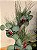 GALHO DECORATIVO FOLHA DE EUCALIPTO COM BERRY E PINHA 78CM - Imagem 3