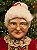 MAMÃE NOEL EM PÉ VERMELHA E VERDE 110CM - Imagem 3