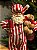 PAPAI NOEL COLECIONÁVEL DE PIJAMA PELUCIA 30CM - Imagem 3