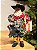 PAPAI NOEL COLECIONÁVEL VAQUEIRO 30CM - Imagem 5