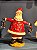 PAPAI NOEL A CORDA COM MOVIMENTO 24,5CM - PRÉ VENDA 2026 - Imagem 1