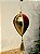PENDENTE DECORADO BALÃO VERMELHO E DOURADO 30CM - Imagem 3