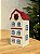 CASA CERÂMICA DECORADA COM LUZ 15,5CM - Imagem 2