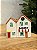 CASA CERÂMICA DECORADA COM LUZ 11CM - Imagem 1