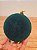 BOLA VELUDO VERDE 12CM UNITÁRIA - Imagem 3