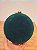 BOLA VELUDO VERDE 20CM UNITÁRIA - Imagem 1