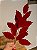 GALHO COM FOLHAS EM VELUDO VERMELHO 87CM - Imagem 3